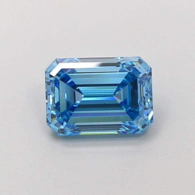 1.06 Ct. Fancy Vivid  Blue Emerald Lab Grown Diamond