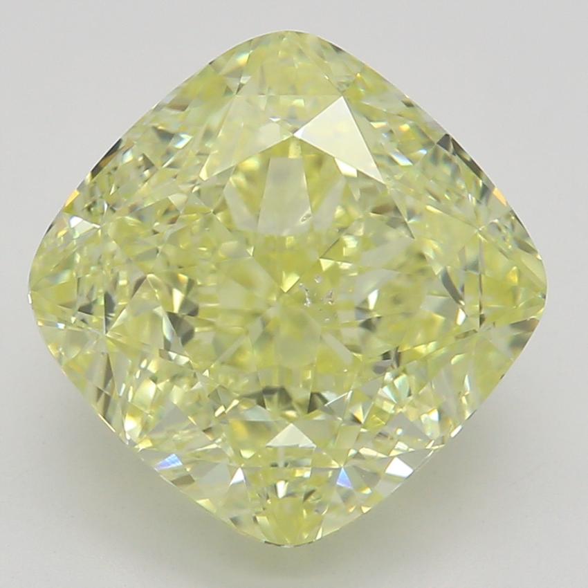 3.18 Ct. Fancy Yellow Cushion Diamond