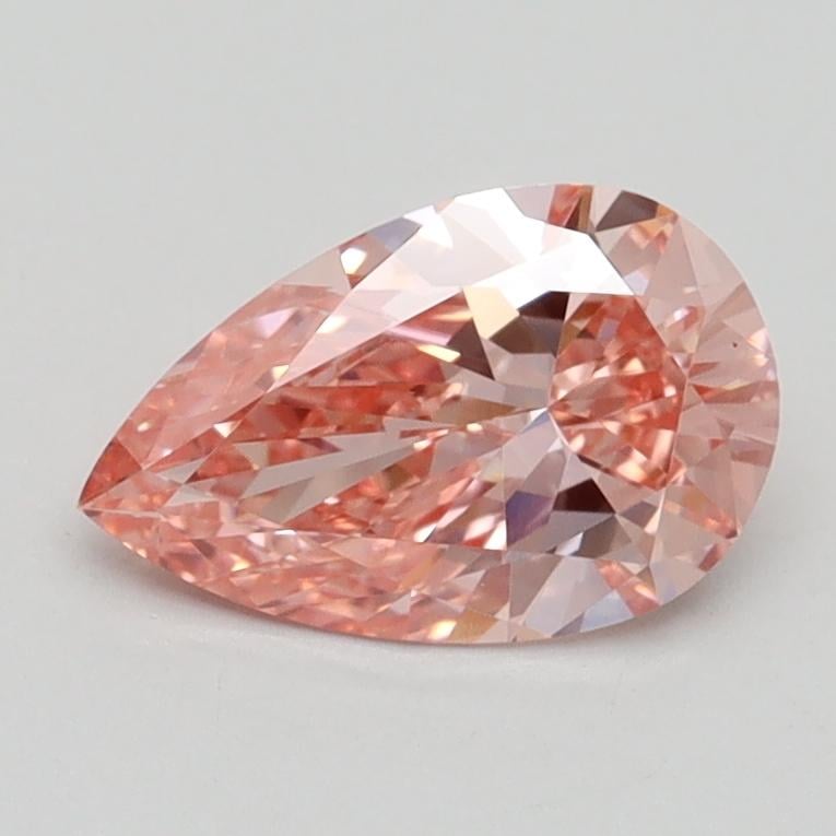 0.91 Ct. Fancy Intense Pink Pear Lab Grown Diamond