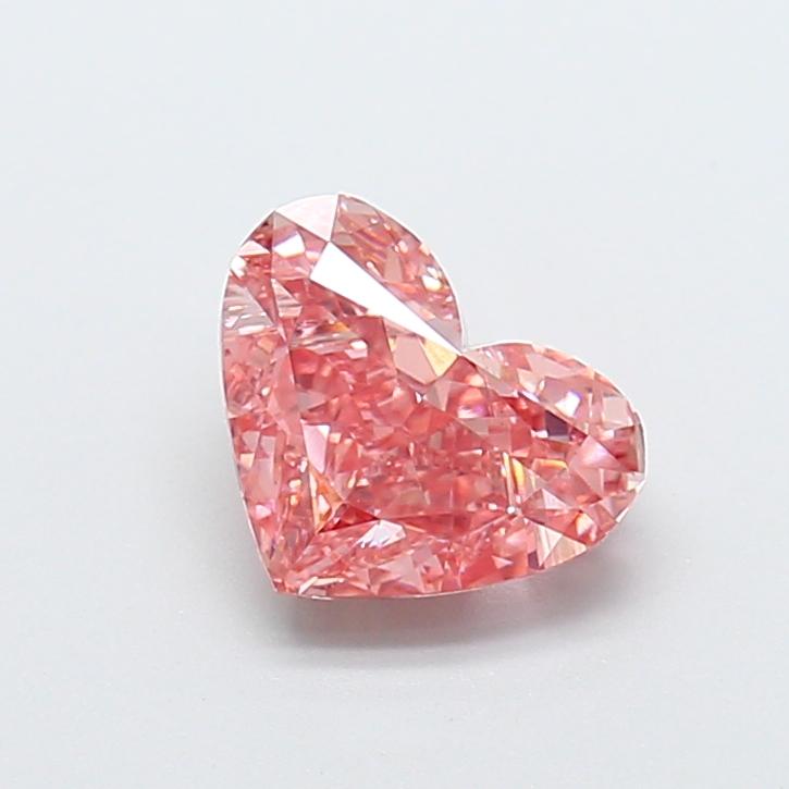 2.00 Ct. Fancy Vivid Pink Heart Lab Grown Diamond