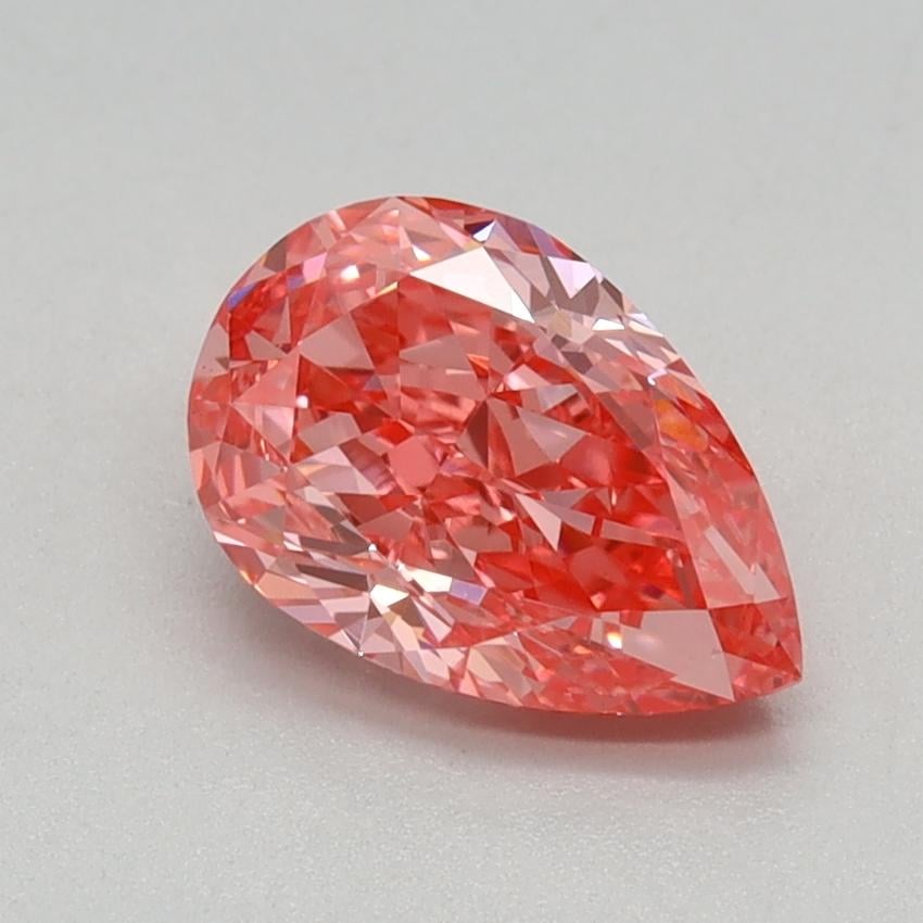 0.97 Ct. Fancy Vivid Pink Pear Lab Grown Diamond