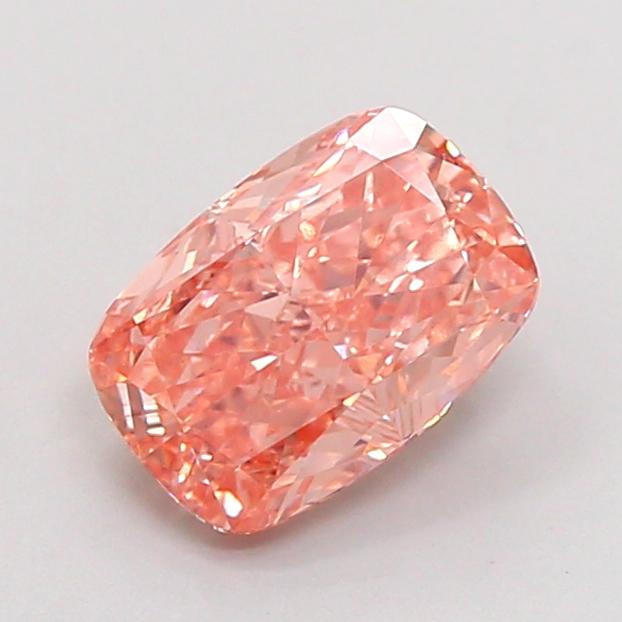 1.60 Ct. Fancy Intense Pink Cushion Lab Grown Diamond