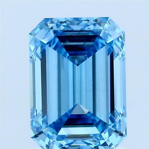 1.51 Ct. Fancy Vivid Blue Emerald Lab Grown Diamond