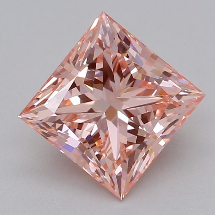 1.02 Ct. Fancy Vivid Pink Princess Lab Grown Diamond