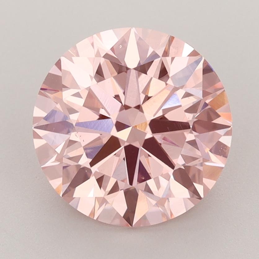 3.04 Ct. Fancy Pink Round Lab Grown Diamond