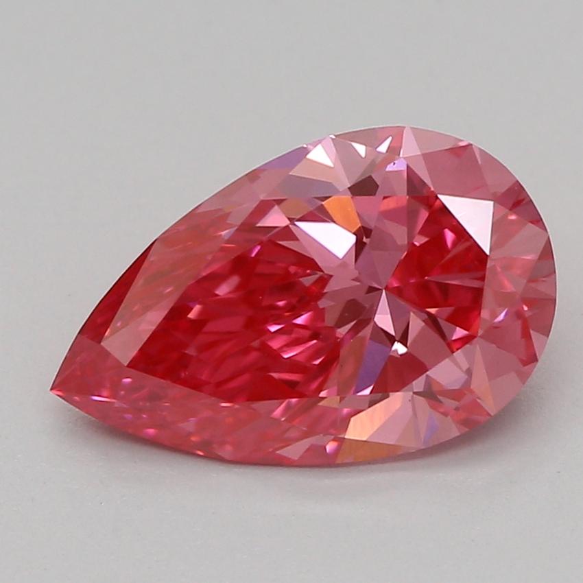 1.04 Ct. Fancy Vivid Pink Pear Lab Grown Diamond