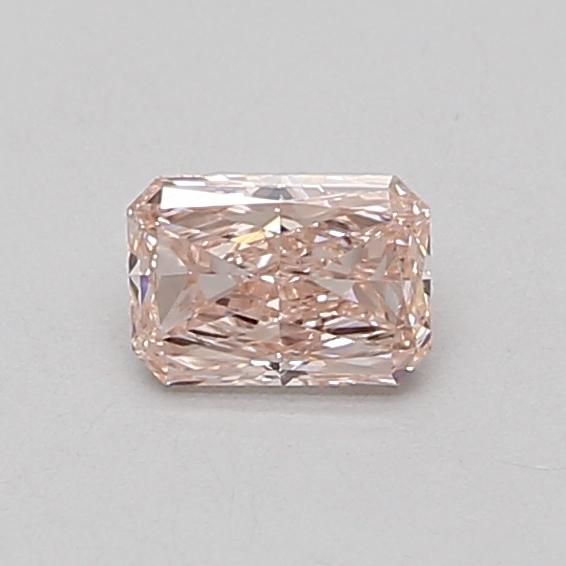 0.49 Ct. Fancy Intense Pink Radiant Lab Grown Diamond