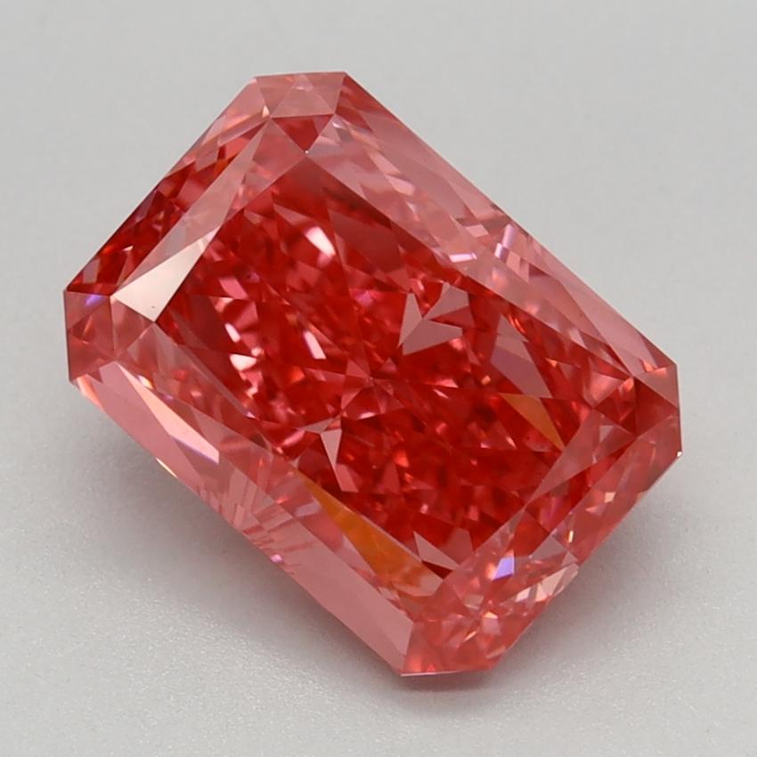 2.35 Ct. Fancy Vivid Pink Radiant Lab Grown Diamond