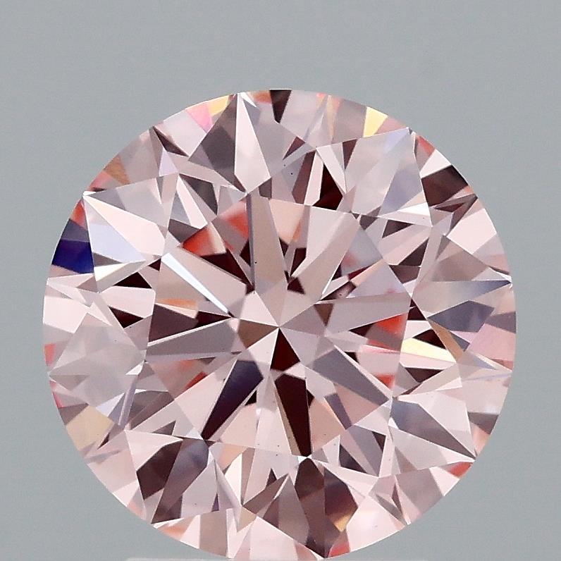2.97 Ct. Fancy Intense Pink Round Lab Grown Diamond