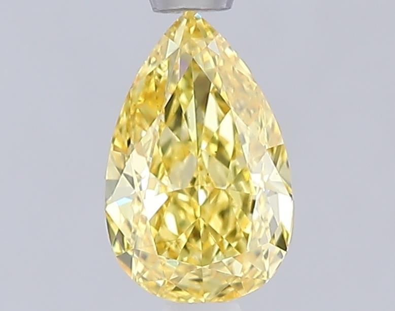 1.04 Ct. Fancy Intense  Yellow Pear Lab Grown Diamond