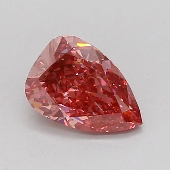 0.69 Ct. Fancy Vivid Pink Pear Lab Grown Diamond