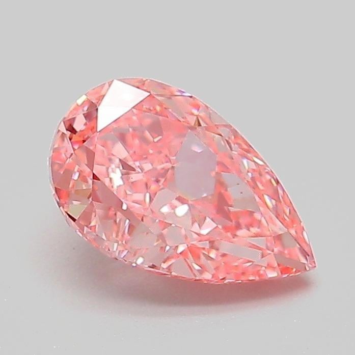 1.07 Ct. Fancy Vivid Pink Pear Lab Grown Diamond