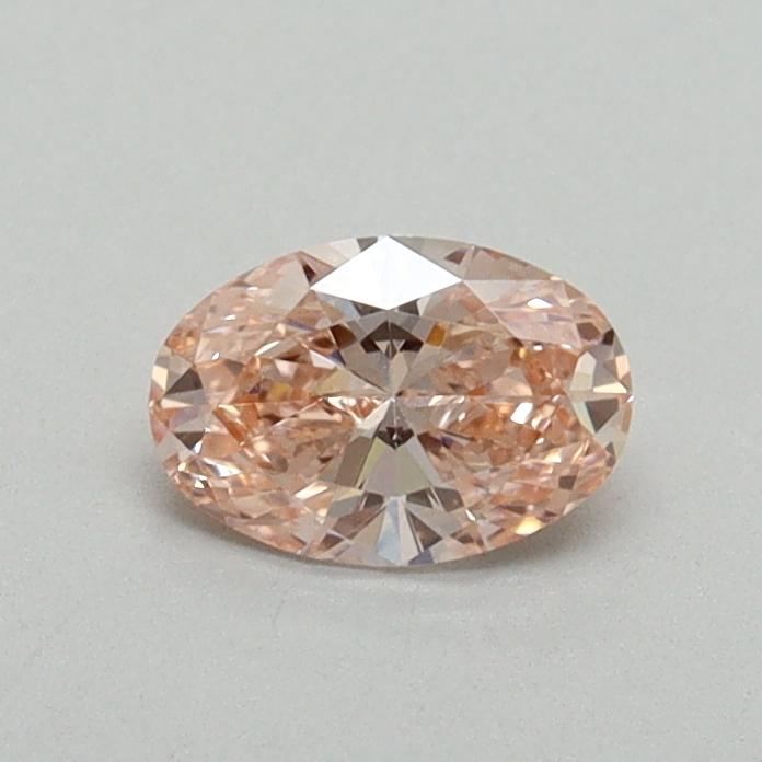 0.39 Ct. Fancy Intense Pink Oval Lab Grown Diamond