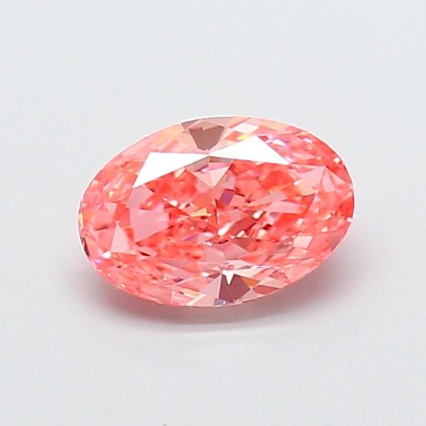 1.03 Ct. Fancy Vivid Pink Oval Lab Grown Diamond