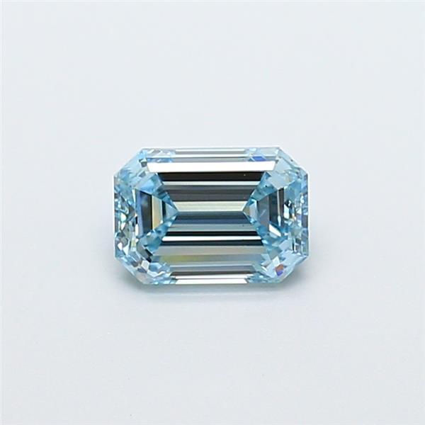 1.01 Ct. Fancy Intense  Blue Emerald Lab Grown Diamond