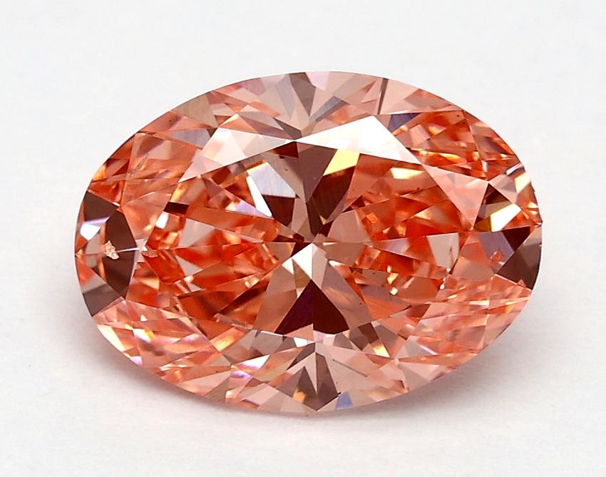 1.70 Ct. Fancy Vivid Pink Oval Lab Grown Diamond