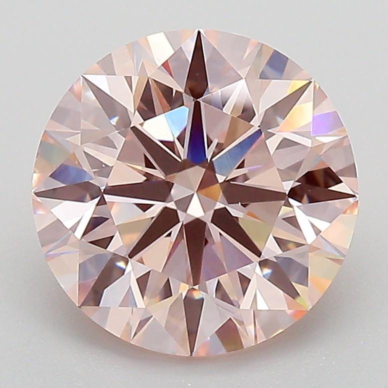 3.00 Ct. Fancy Pink Round Lab Grown Diamond