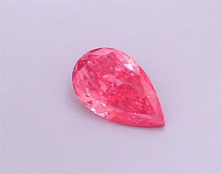1.01 Ct. Fancy Vivid Pink Pear Lab Grown Diamond