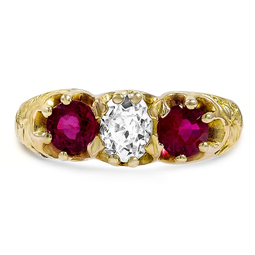 Victorian Diamond Vintage Ring Malta Brilliant Earth