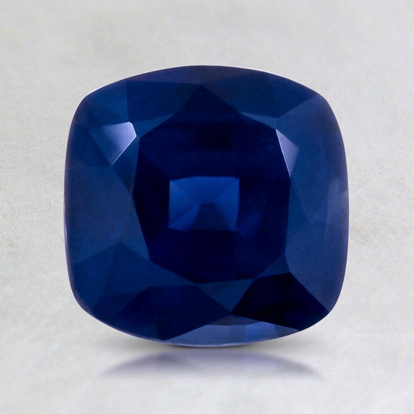 7mm Premium Blue Cushion Sapphire