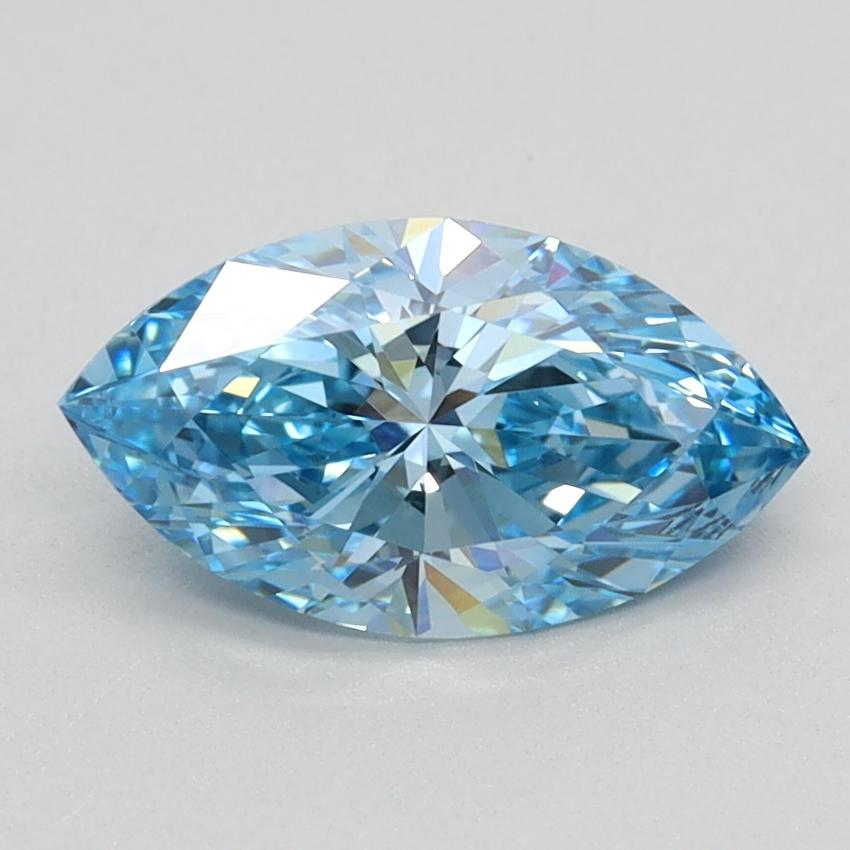 1.03 Ct. Fancy Vivid Blue Marquise Lab Grown Diamond