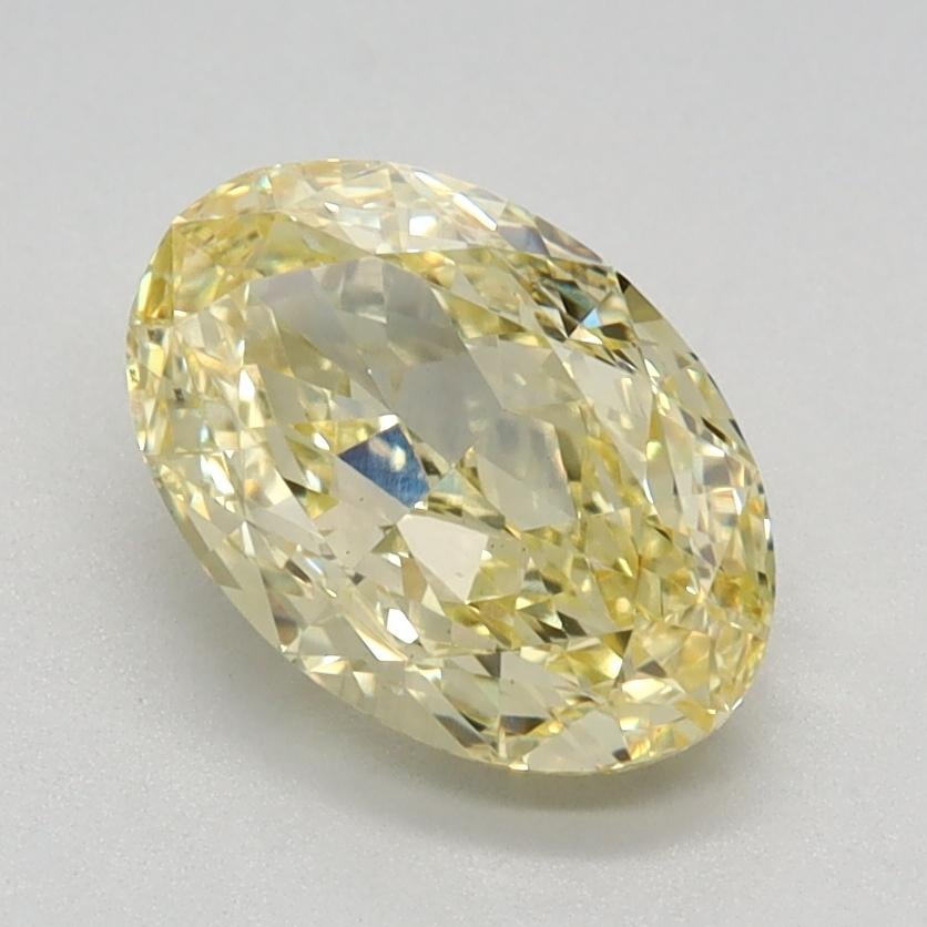 1.50 Ct. Fancy Intense Yellow Oval Lab Grown Diamond