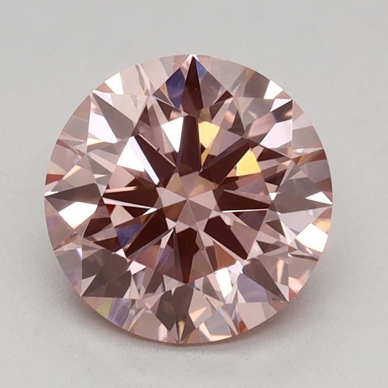 1.13 Ct. Fancy Intense Pink Round Lab Grown Diamond