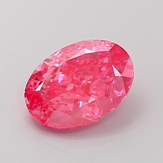 1.21 Ct. Fancy Vivid Pink Oval Lab Grown Diamond