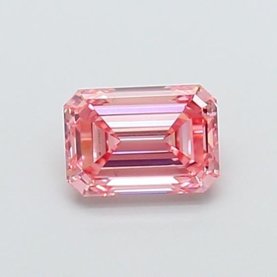0.99 Ct. Fancy Vivid Pink Emerald Lab Grown Diamond