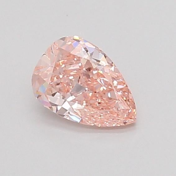 0.55 Ct. Fancy Vivid Pink Pear Lab Grown Diamond