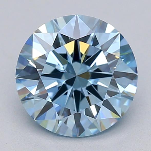 1.00 Ct. Fancy Vivid  Blue Round Lab Grown Diamond