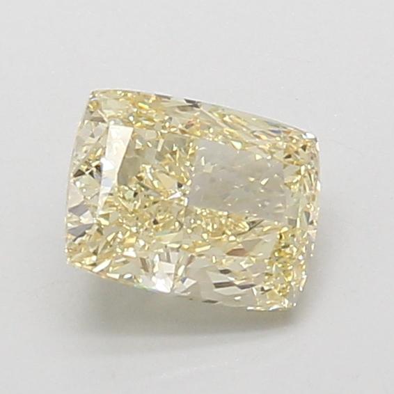 1.03 Ct. Fancy Yellow Cushion Lab Grown Diamond