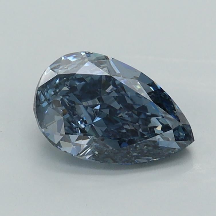 1.02 Ct. Fancy Vivid  Blue Pear Lab Grown Diamond