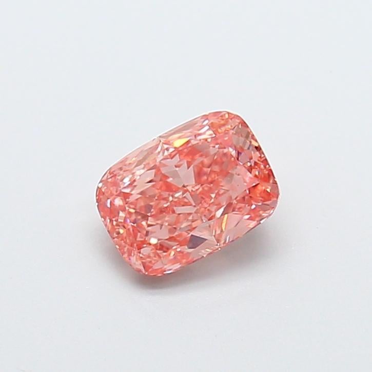 1.20 Ct. Fancy Vivid  Pink Cushion Lab Grown Diamond