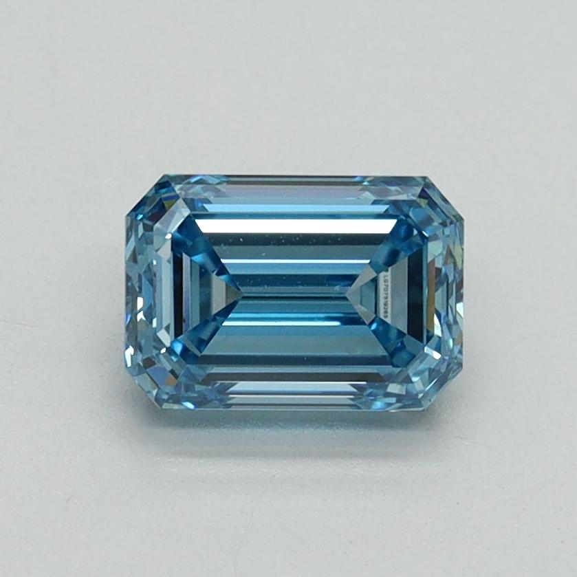 1.04 Ct. Fancy Vivid Blue Emerald Lab Grown Diamond