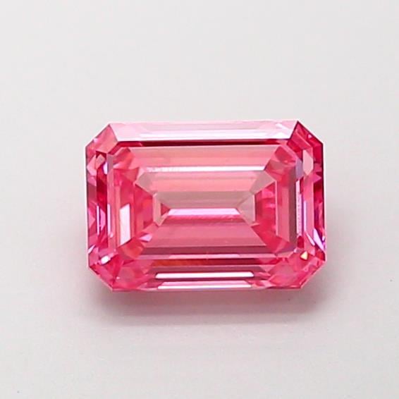 1.05 Ct. Fancy Vivid  Pink Emerald Lab Grown Diamond