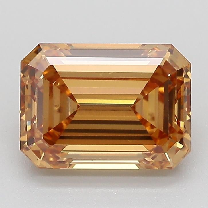 2.06 Ct. Fancy Light  Brown Emerald Lab Grown Diamond
