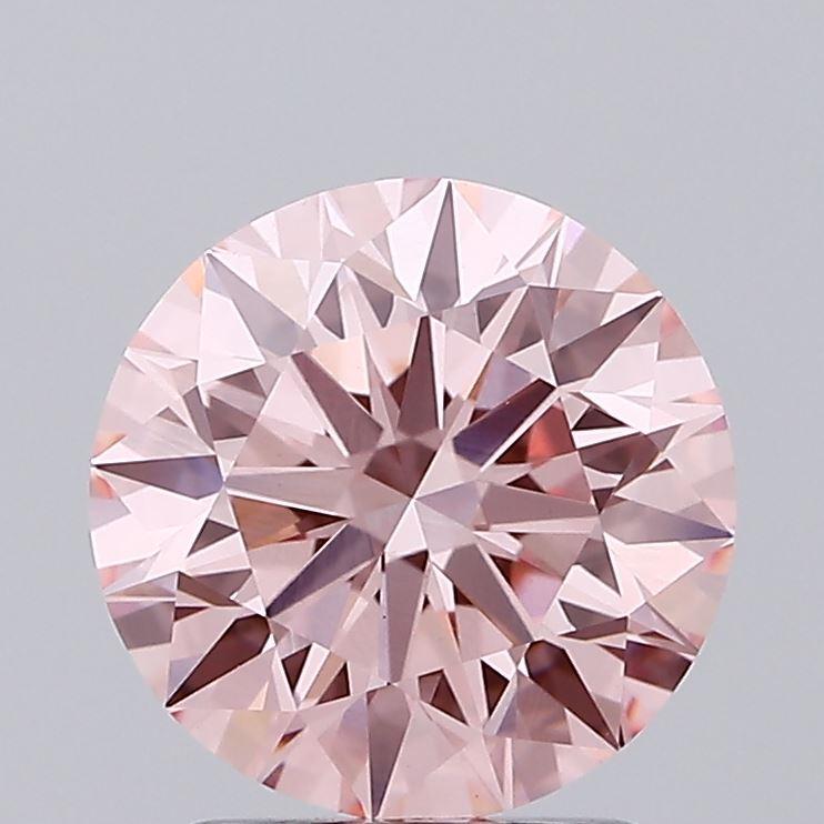 2.33 Ct. Fancy Intense Pink Round Lab Grown Diamond