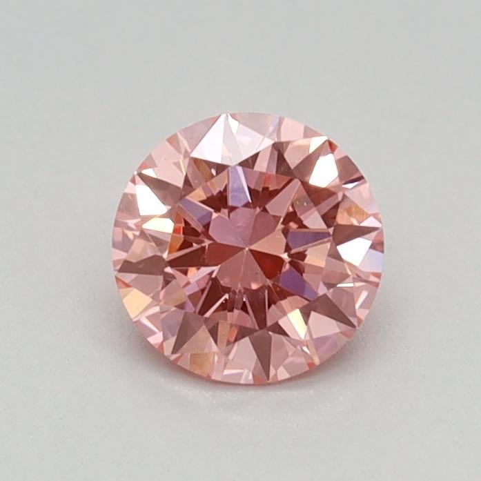 0.44 Ct. Fancy Vivid Pink Round Lab Grown Diamond