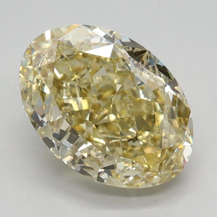 2.66 Ct. Fancy Intense Yellow Oval Lab Grown Diamond
