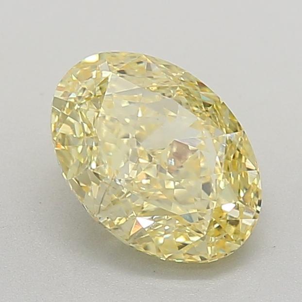 2.20 Ct. Fancy Intense Yellow Oval Lab Grown Diamond
