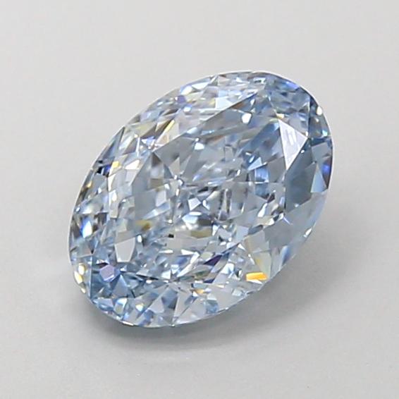 1.25 Ct. Fancy Intense Blue Oval Lab Grown Diamond