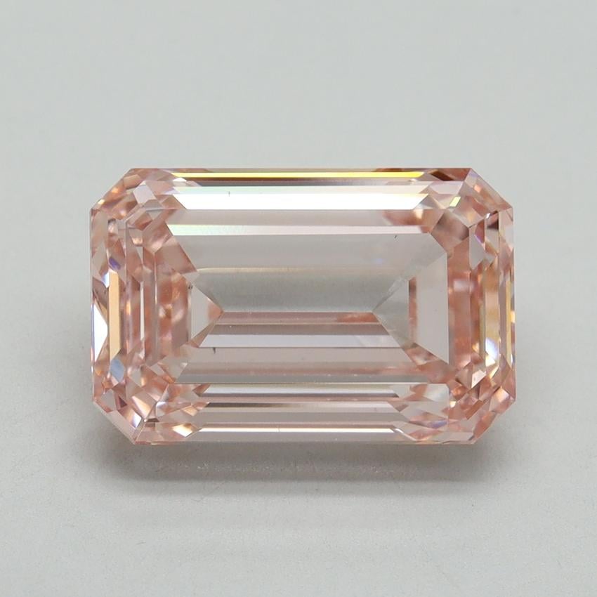5.14 Ct. Fancy Intense Pink Emerald Lab Grown Diamond