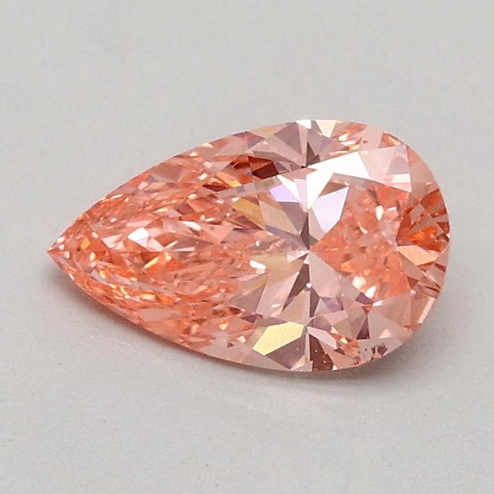 0.50 Ct. Fancy Vivid Pink Pear Lab Grown Diamond