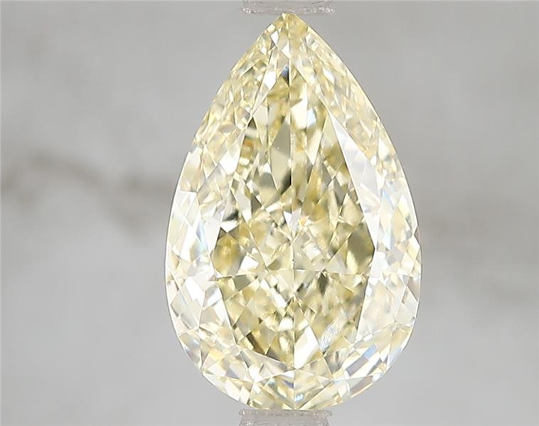 2.51 Ct. Fancy Intense Yellow Pear Lab Grown Diamond