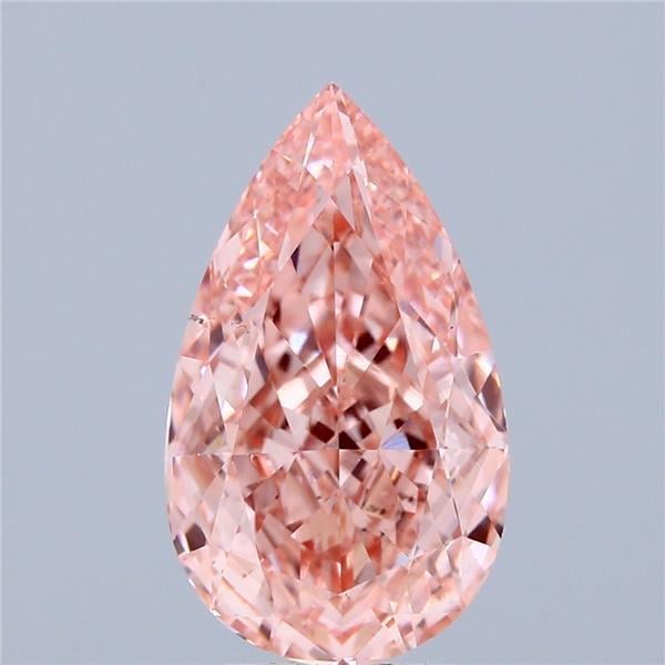 4.01 Ct. Fancy Vivid Pink Pear Lab Grown Diamond