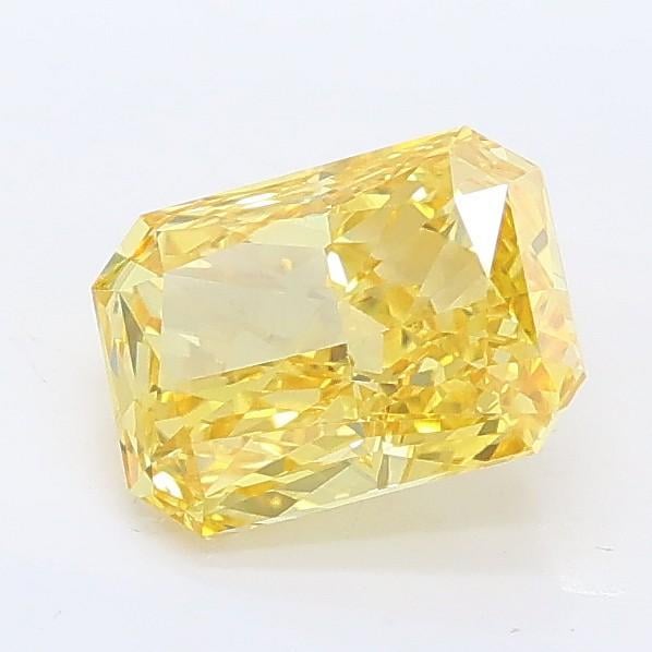 1.05 Ct. Fancy Vivid Yellow Radiant Lab Grown Diamond
