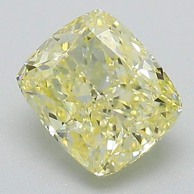 1.55 Ct. Fancy Intense Yellow Cushion Lab Grown Diamond