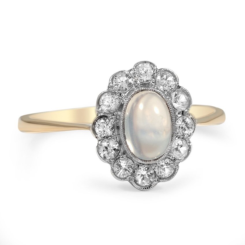 Retro Moonstone Vintage Ring