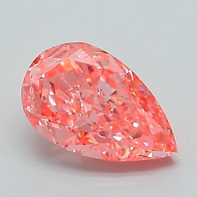 1.04 Ct. Fancy Vivid Pink Pear Lab Grown Diamond